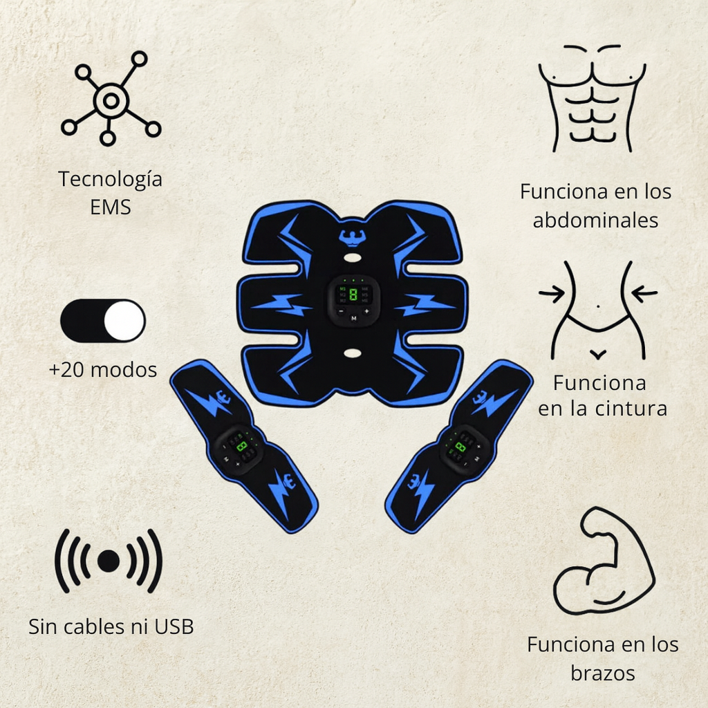 Estimulador Abs + Quema-Grasa Gratis | Producto Fitness Nº1 2025 ALUNA™
