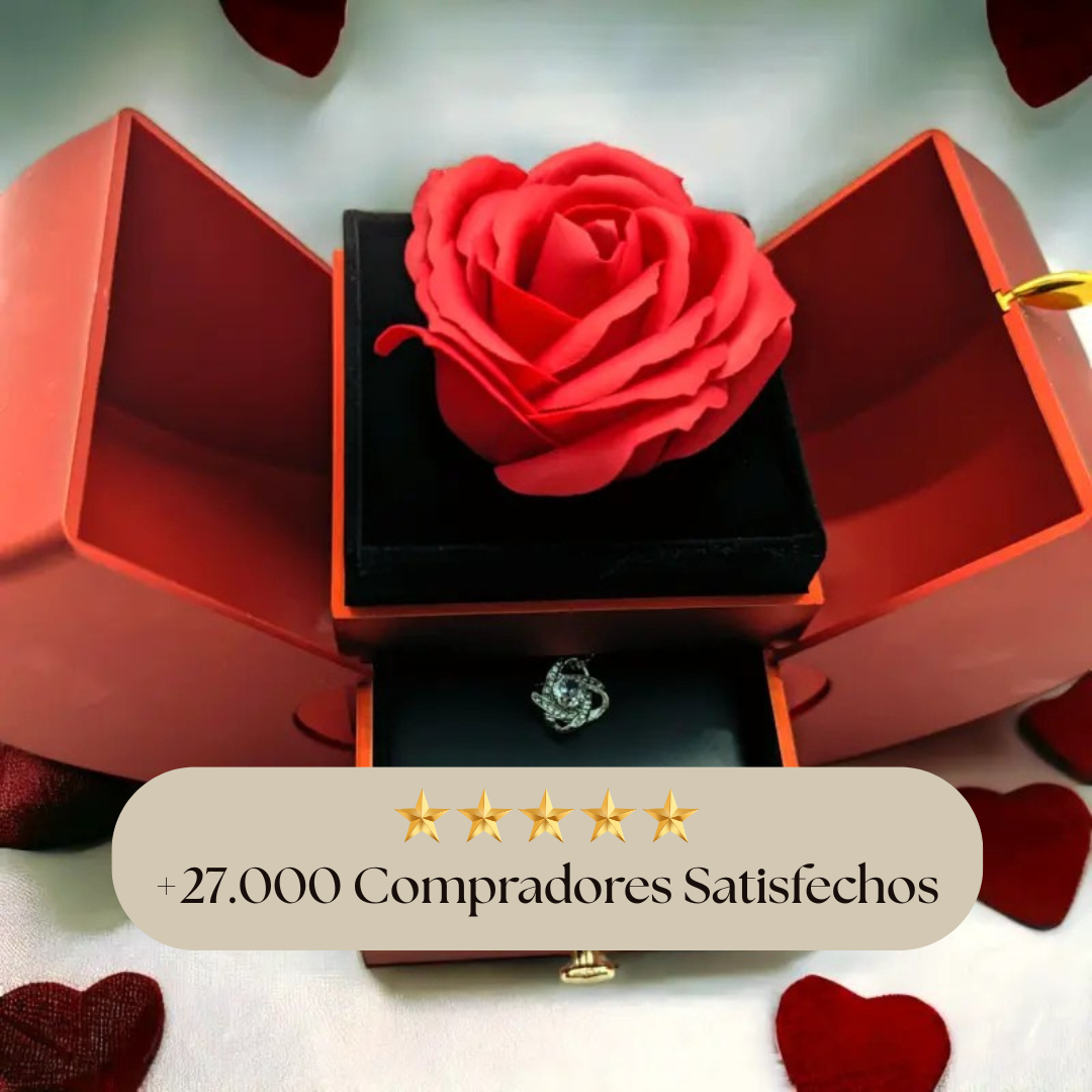 Rosa Eterna + Colgante ALUNA™ | Regalo Más Viral 2025