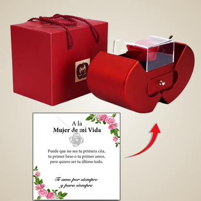 Rosa Eterna + Colgante ALUNA™ | Regalo Más Viral 2025